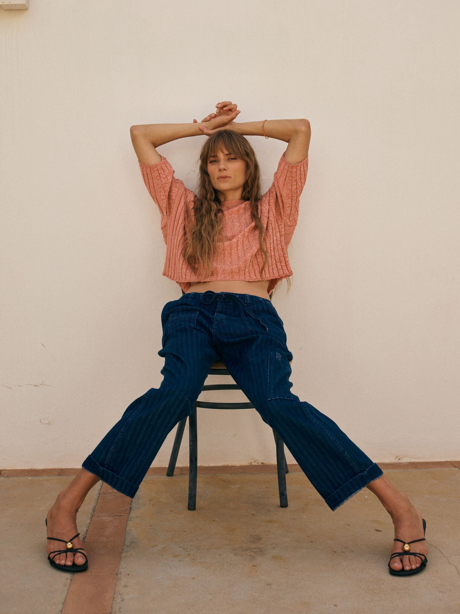 Modelshot / Dark Blue Washed / Detail